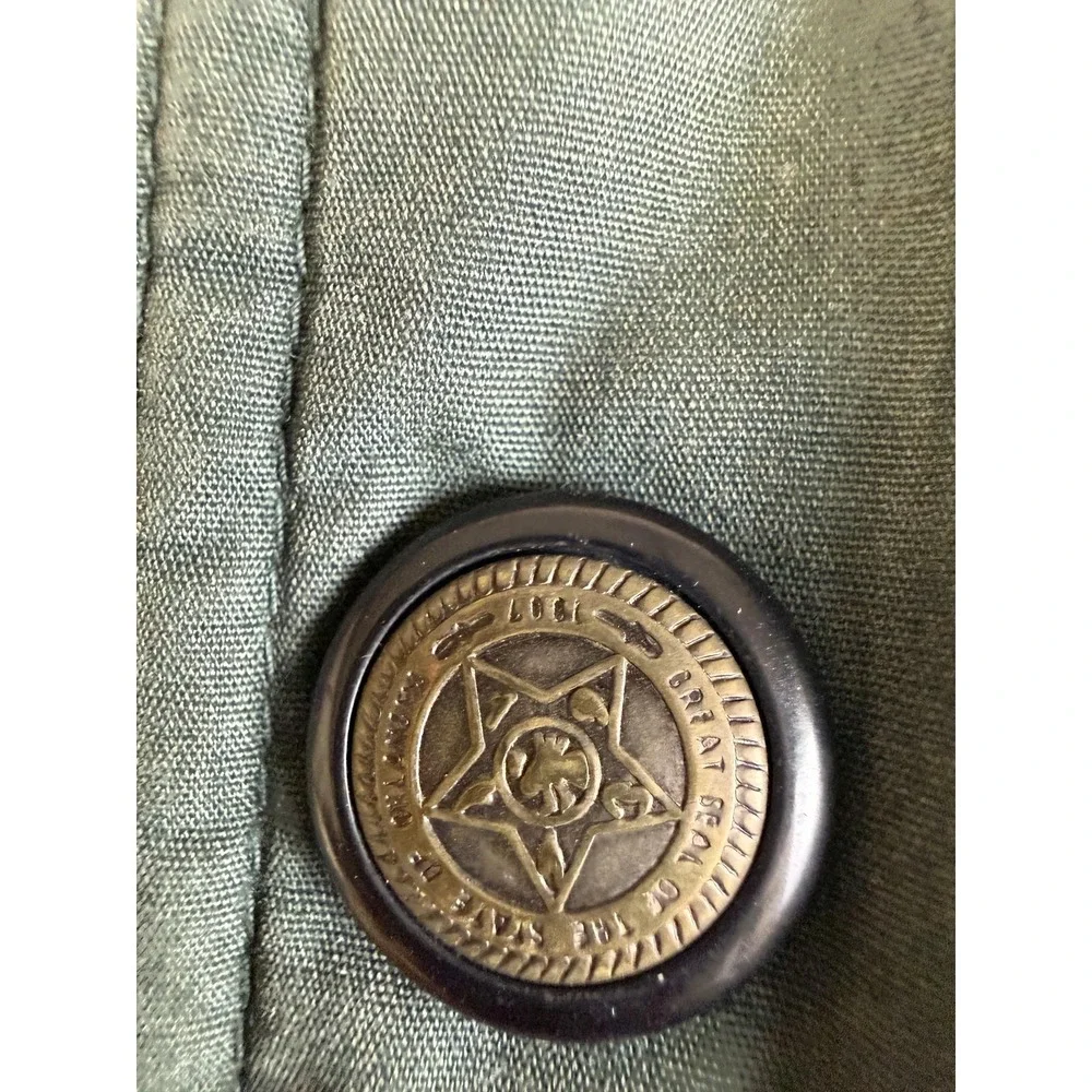 William Barry Jacket Mens‎ Medium Green Quilted Lined Field Hunting Zip Snap